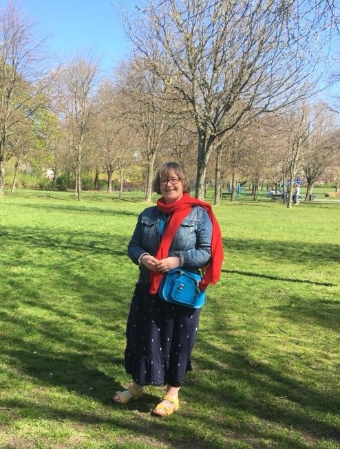 woman in park